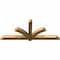 Ekena Millwork Redmond Rough Sawn Timber Gable Bracket, Western Red Cedar, 72"W x 30"H x 4"D x 4"F, 10/12 Pitch GBW072X30X0404RED00RWR - alternate 4